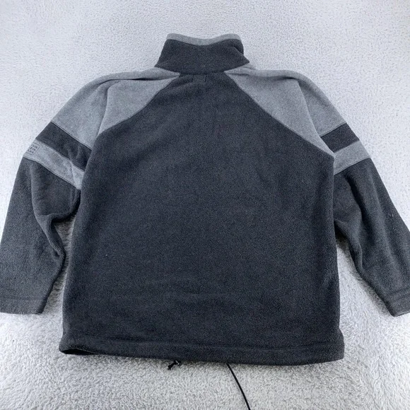 Vtg Calvin Klein Jeans Half Zip Fleece Sweater Mens Large Colorblock Drawstring - Picture 4 of 10